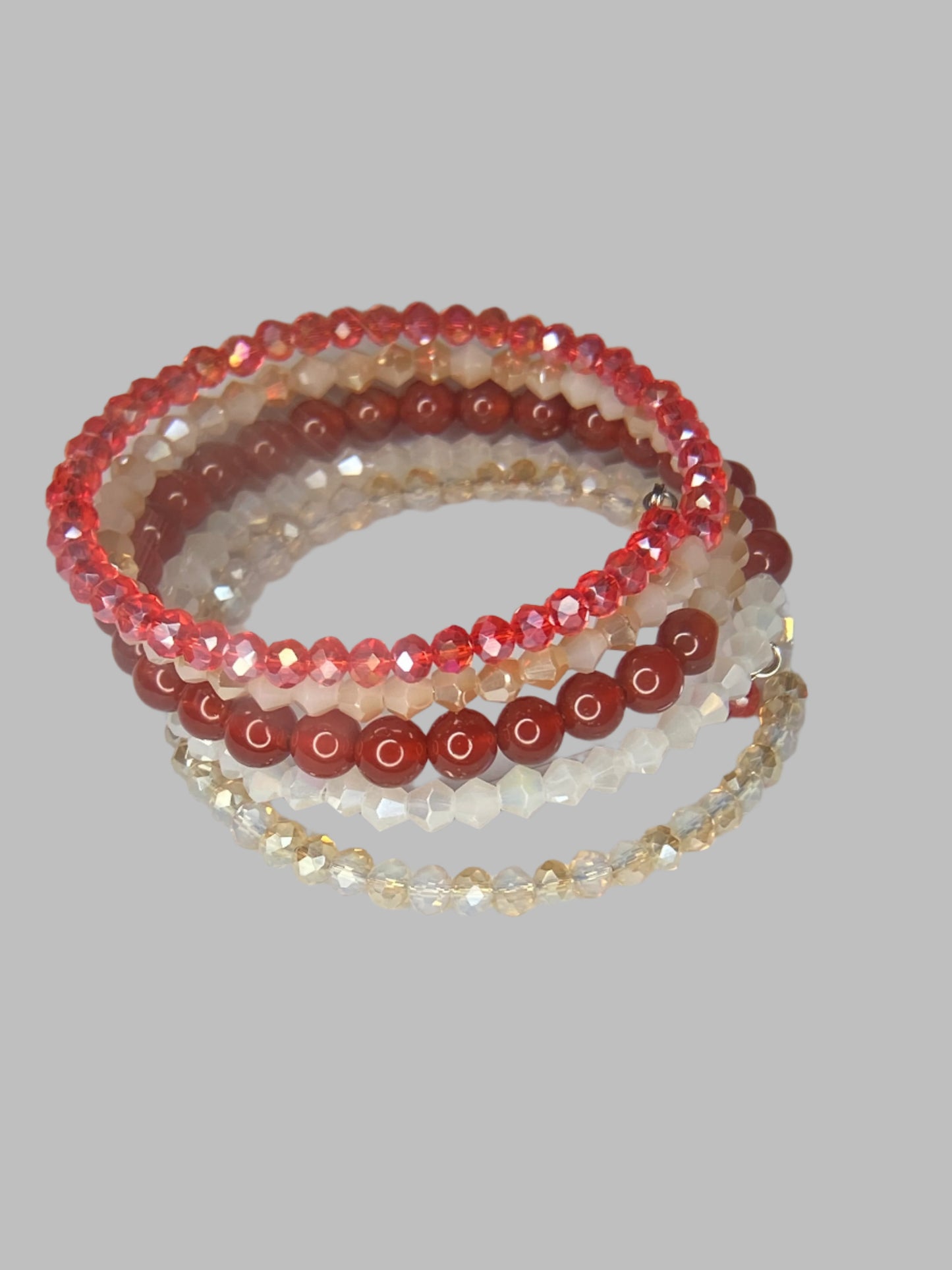 Genuine Stone and Crystal Wrap Bracelets