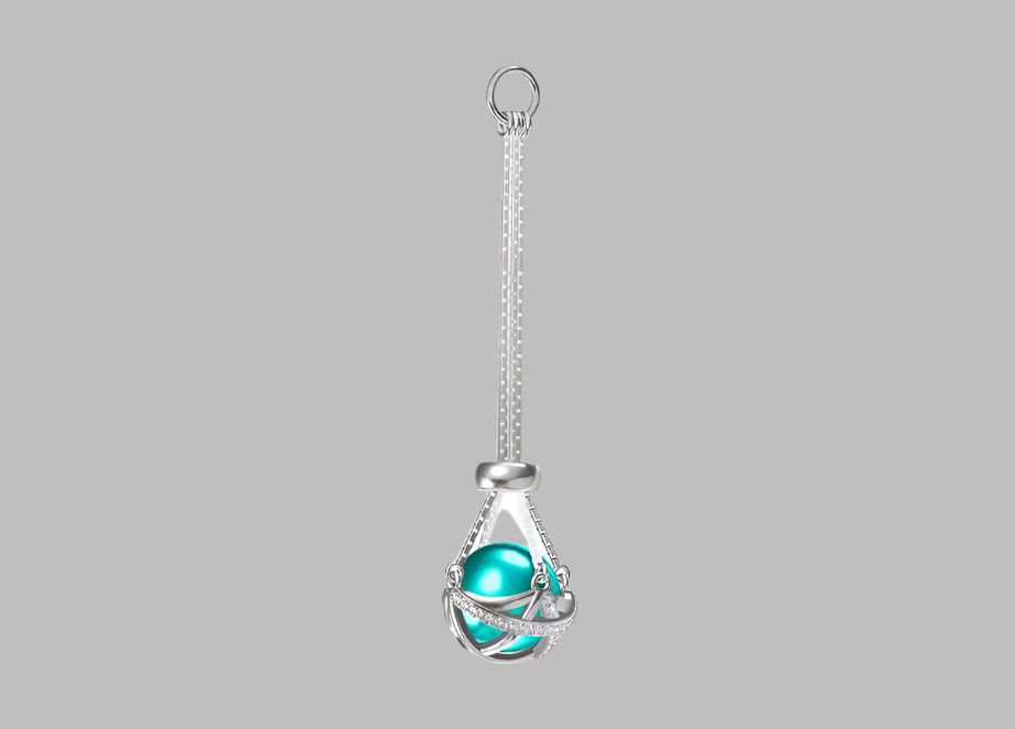 Edison Hanging Cage Necklace