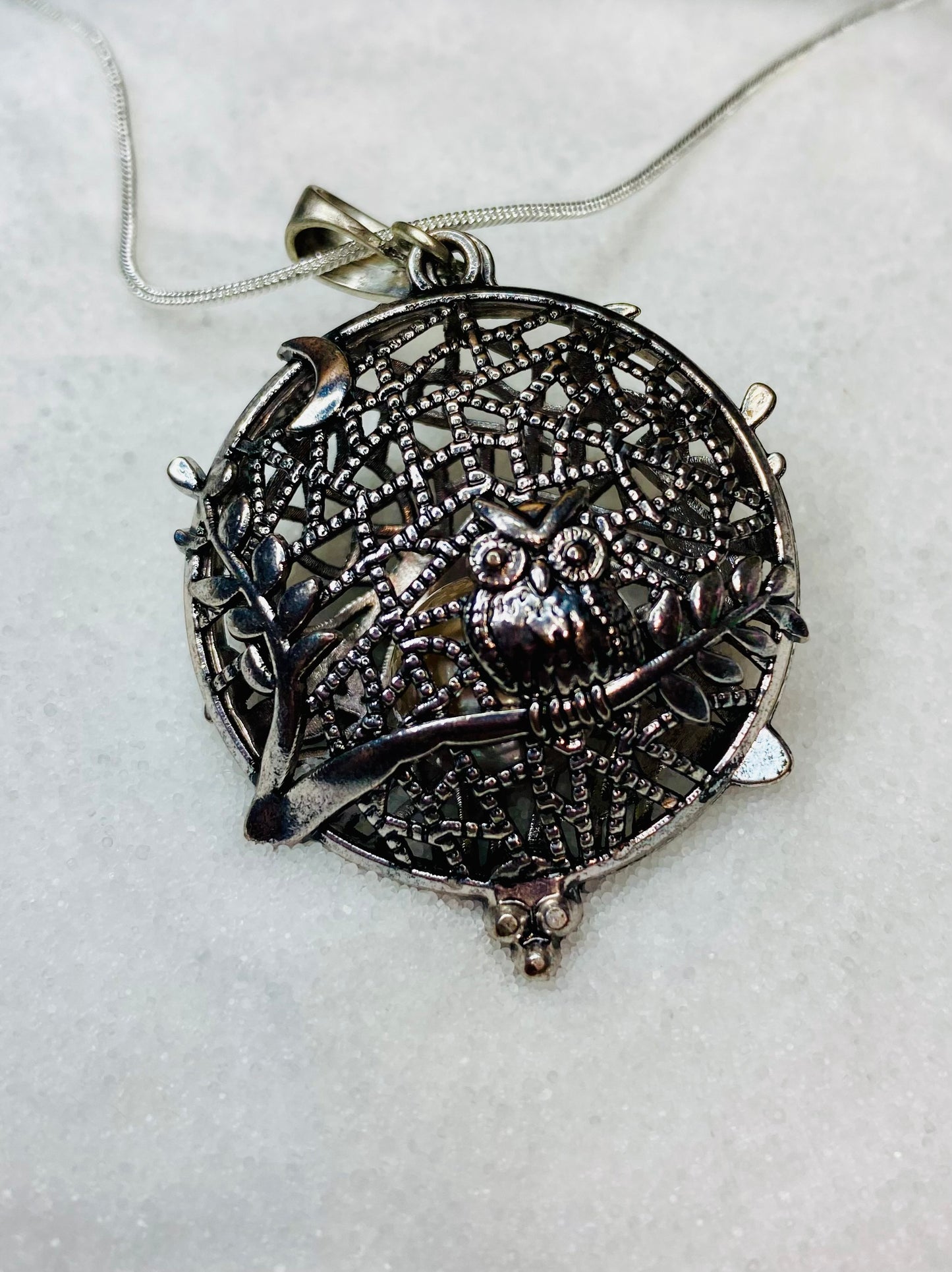 Round Owl With Moon Cage - Edison