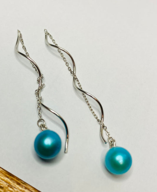 Twisters Earrings - Freshwater