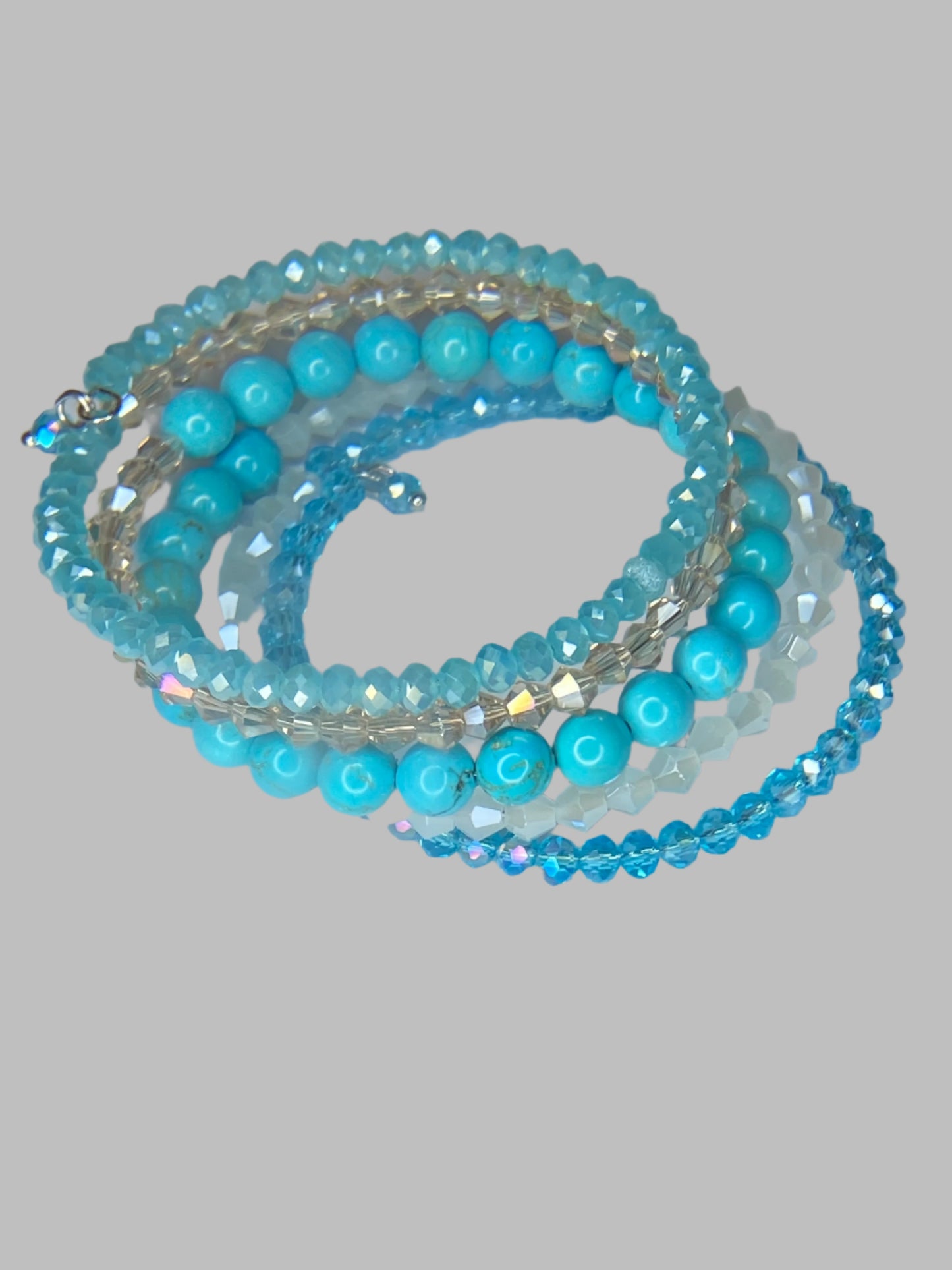 Genuine Stone and Crystal Wrap Bracelets