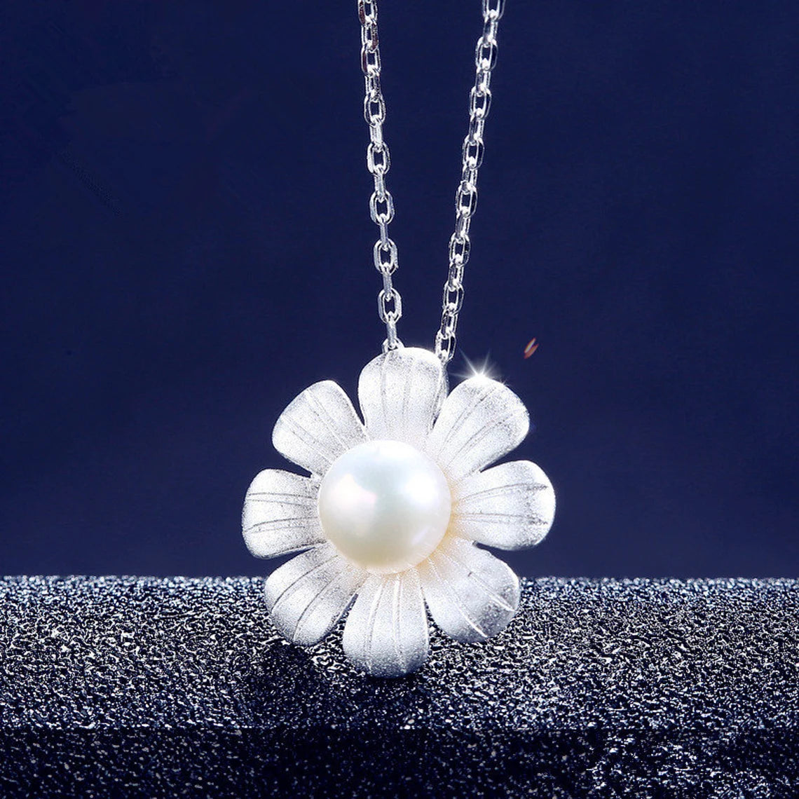 Spring Flowers Necklace ~ Freshwater